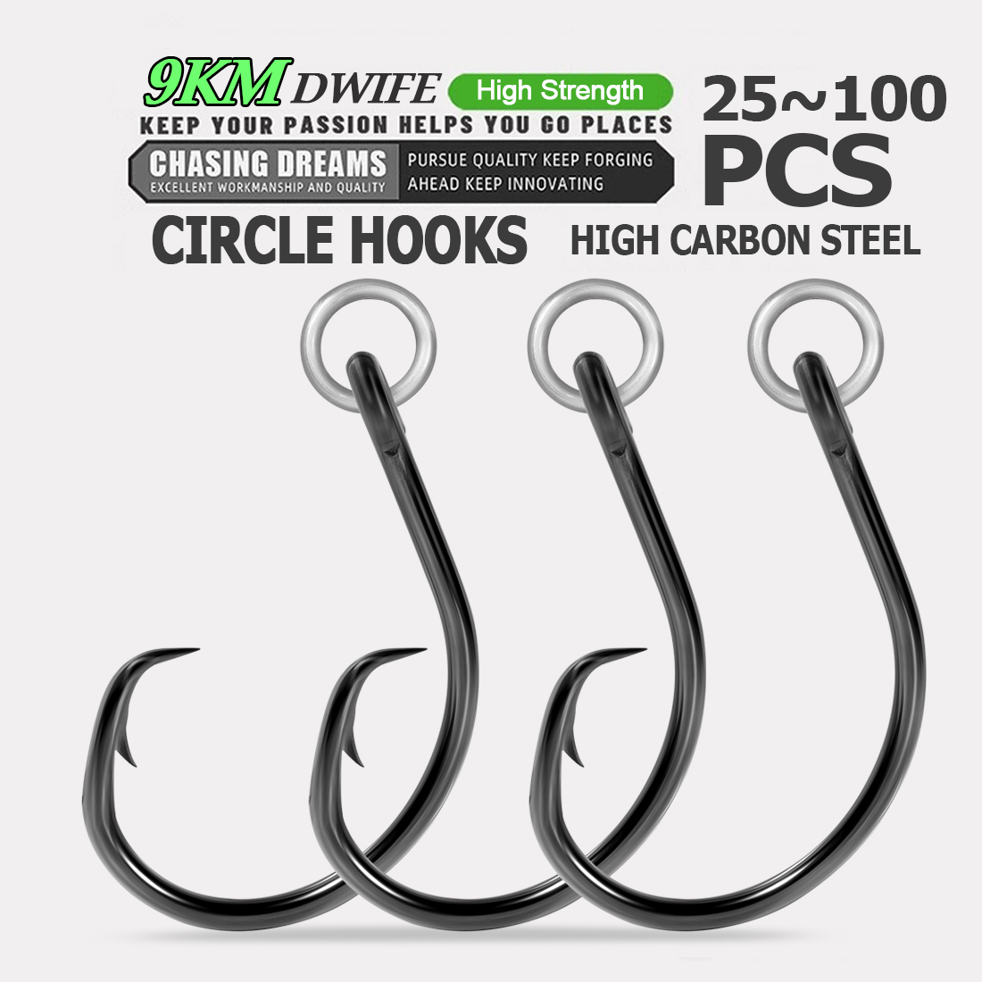 Haczyki okrągłe 9KM Wędkarstwo – Fishing Hook Circle recenzja i cena