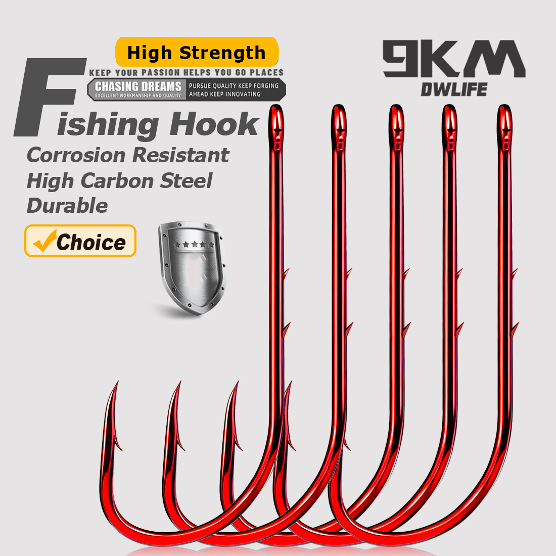 Haczyki wędkarskie 9KM z uchwy – Fishing Hook Circle recenzja i cena