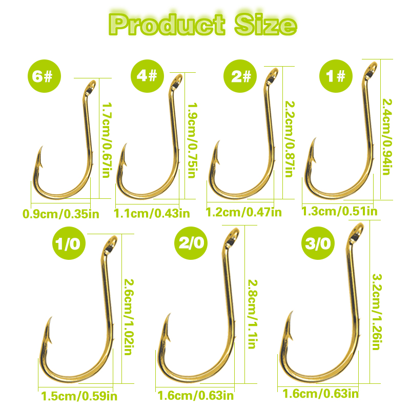 50 sztuk haczyków wędkarskich  – Fishing Hook Circle recenzja i cena